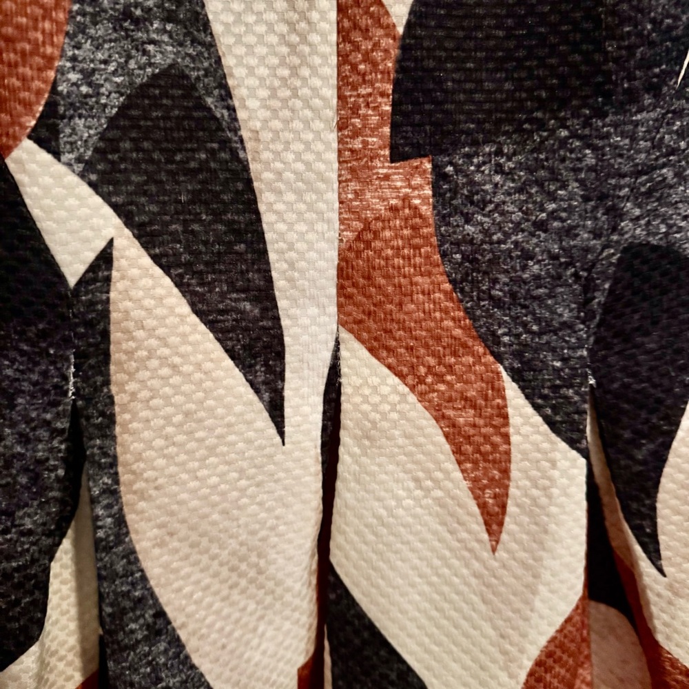 H&M Cream and Black Patterned Mini Dress - Picture 4 of 6